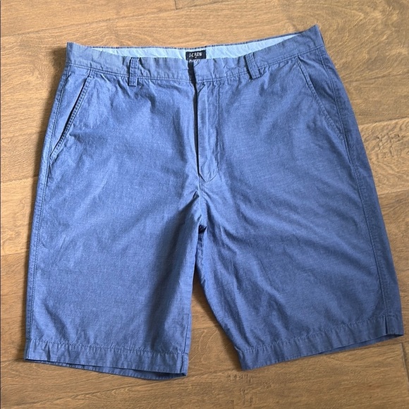 J Crew Remington Blue Pin Stripe Shorts Men’s Size 35 - Picture 1 of 5